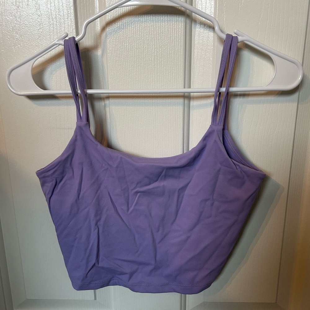 Born Primitive Purple Long Line Sports Bra Size L NWOT